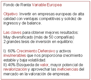 Blog de Renta 4 Gestora 2014-07-30, Renta 4 Valor Europa FI